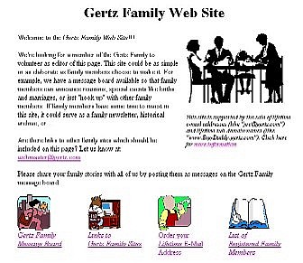 Gertz Family Website